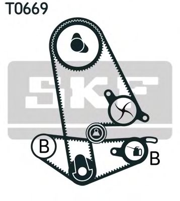 VKMS 93600 SKF Timing Belt Kit