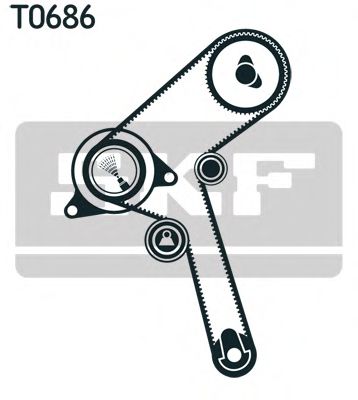 VKMA 92012 SKF Belt Drive Timing Belt Kit