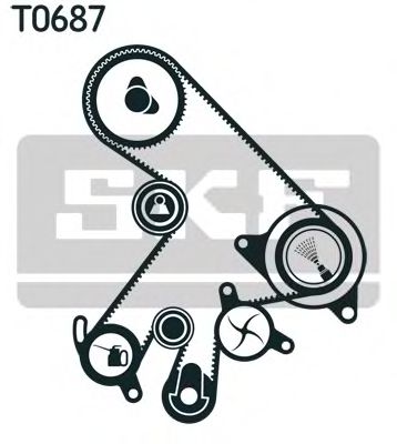 VKMC 91903 SKF Cooling System Water Pump & Timing Belt Kit