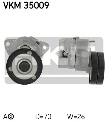 VKM 35009 SKF Tensioner Lever, v-ribbed belt