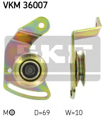 VKM36007 SKF Tensioner Pulley, v-ribbed belt