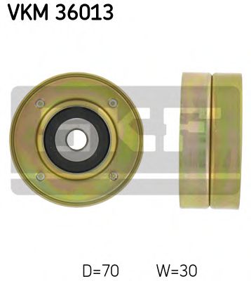 VKM 36013 SKF Deflection/Guide Pulley, v-ribbed belt