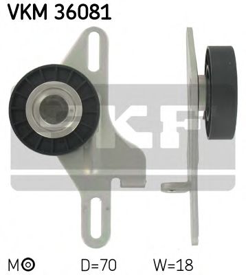 VKM 36081 SKF Tensioner Pulley, v-ribbed belt