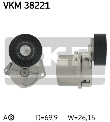 VKM 38221 SKF Tensioner Lever, v-ribbed belt