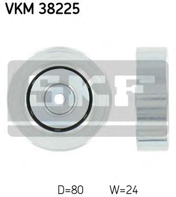 VKM 38225 SKF Deflection/Guide Pulley, v-ribbed belt