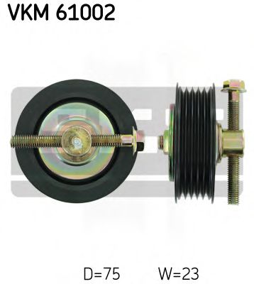 VKM 61002 SKF Belt Drive Deflection/Guide Pulley, v-ribbed belt