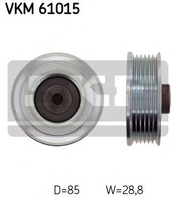 VKM 61015 SKF Deflection/Guide Pulley, v-ribbed belt