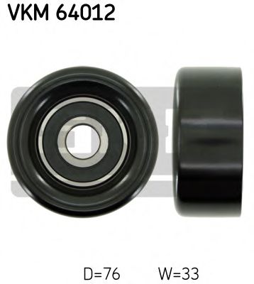 VKM 64012 SKF Deflection/Guide Pulley, v-ribbed belt
