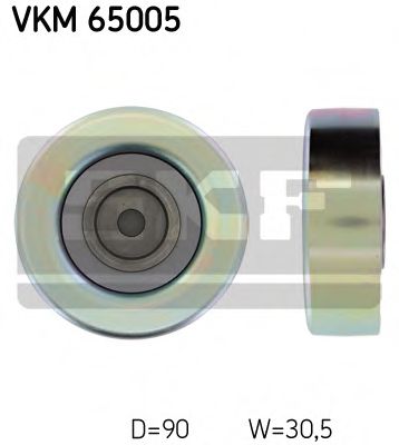 VKM 65005 SKF Deflection/Guide Pulley, v-ribbed belt