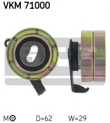 VKM 71000 SKF Tensioner Pulley, timing belt