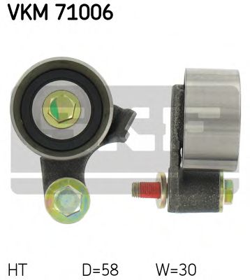 VKM 71006 SKF Tensioner Pulley, timing belt