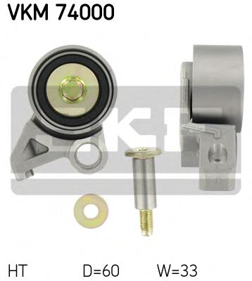 VKM 74000 SKF Belt Drive Tensioner Pulley, timing belt