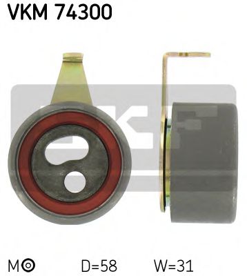 VKM 74300 SKF Tensioner Pulley, timing belt