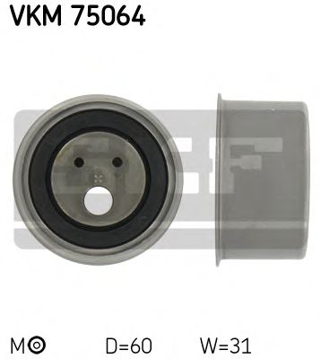 VKM 75064 SKF Tensioner Pulley, timing belt