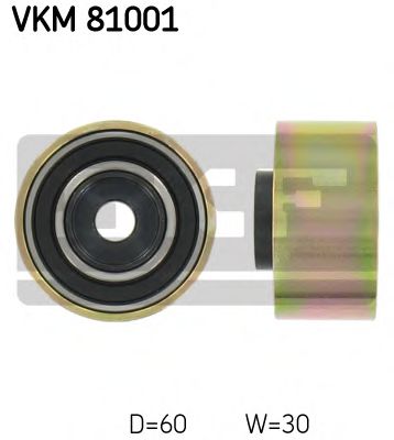 VKM 81001 SKF Belt Drive Deflection/Guide Pulley, timing belt
