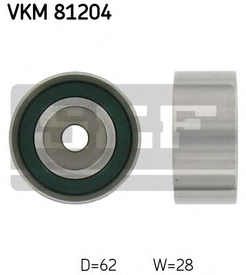 VKM 81204 SKF Deflection/Guide Pulley, timing belt