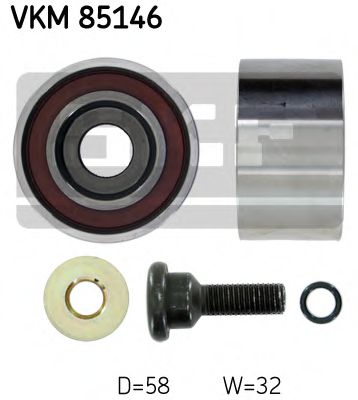 VKM 85146 SKF Deflection/Guide Pulley, timing belt
