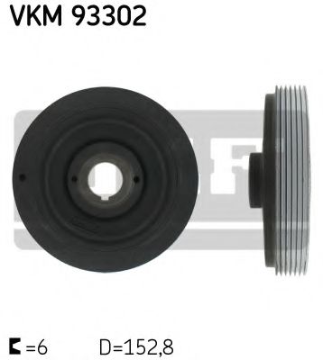 VKM 93302 SKF Belt Drive Belt Pulley Set, crankshaft