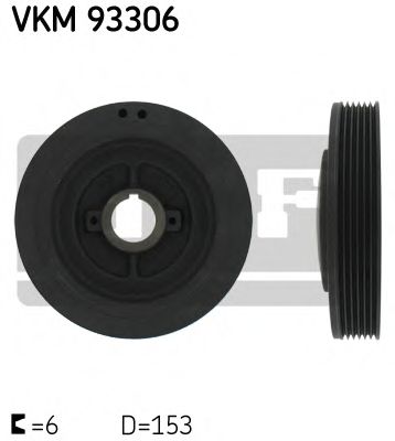 VKM 93306 SKF Belt Drive Belt Pulley Set, crankshaft