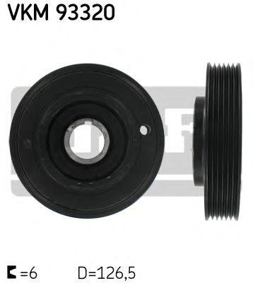 VKM 93320 SKF Belt Pulley, crankshaft