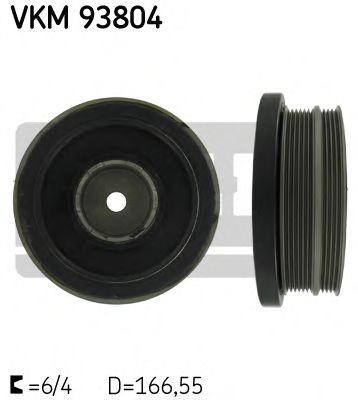 VKM 93804 SKF Belt Pulley, crankshaft