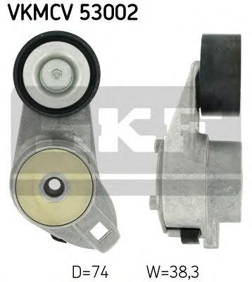 VKMCV 53002 SKF Tensioner Pulley, v-ribbed belt