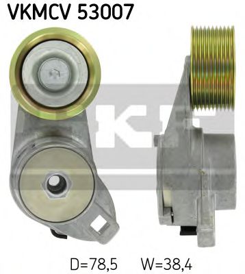 VKMCV 53007 SKF Tensioner Pulley, v-ribbed belt