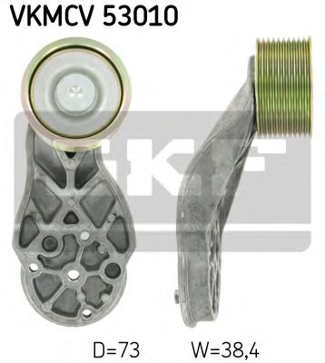 VKMCV 53010 SKF Deflection/Guide Pulley, v-ribbed belt