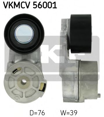 VKMCV 56001 SKF Tensioner Pulley, v-ribbed belt