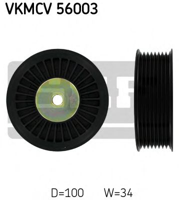 VKMCV 56003 SKF Belt Drive Deflection/Guide Pulley, v-ribbed belt