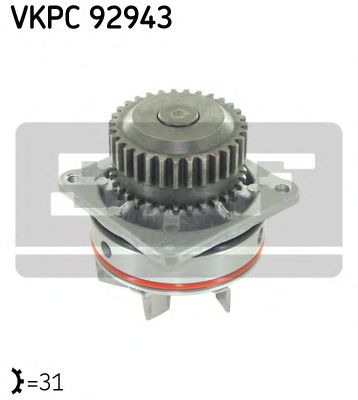 VKPC 92943 SKF Cooling System Water Pump