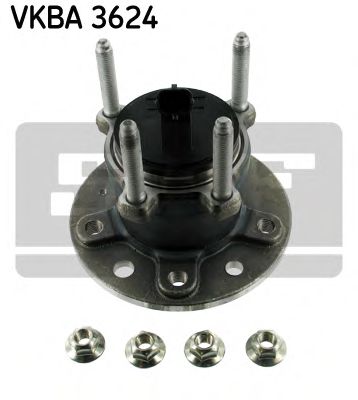VKBA 3624 SKF Wheel Suspension Wheel Bearing Kit