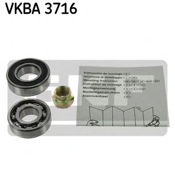 VKBA 3716 SKF Wheel Suspension Wheel Bearing Kit