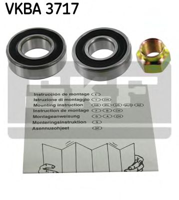 VKBA 3717 SKF Wheel Suspension Wheel Bearing Kit