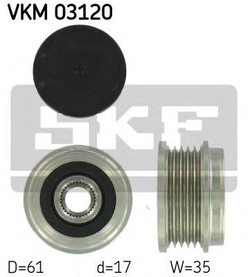 VKM 03120 SKF Belt Drive Tensioner Pulley, timing belt