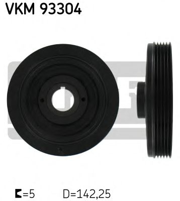 VKM 93304 SKF Belt Pulley, crankshaft