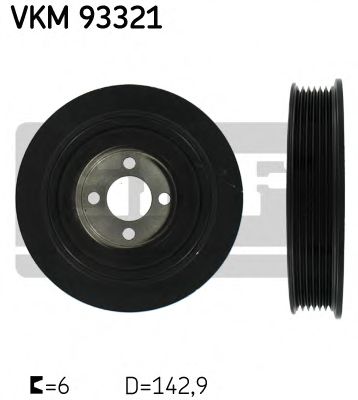 VKM 93321 SKF Belt Drive Belt Pulley Set, crankshaft
