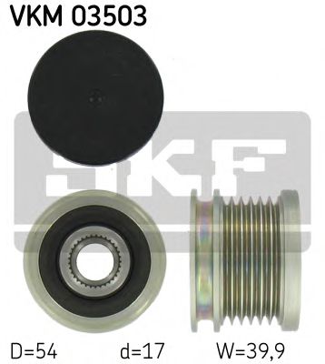 VKM 03503 SKF Alternator Alternator Freewheel Clutch