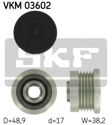 VKM 03602 SKF Alternator Freewheel Clutch