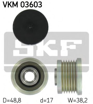 VKM 03603 SKF Alternator Freewheel Clutch