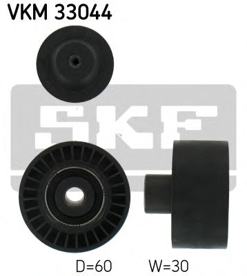 VKM 33044 SKF Deflection/Guide Pulley, v-ribbed belt