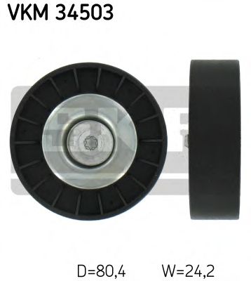 VKM 34503 SKF Belt Drive Deflection/Guide Pulley, v-ribbed belt