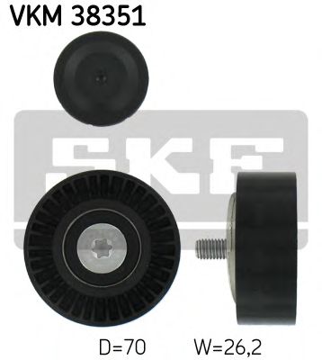 VKM 38351 SKF Belt Drive Deflection/Guide Pulley, v-ribbed belt