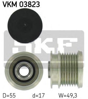 VKM 03823 SKF Alternator Freewheel Clutch