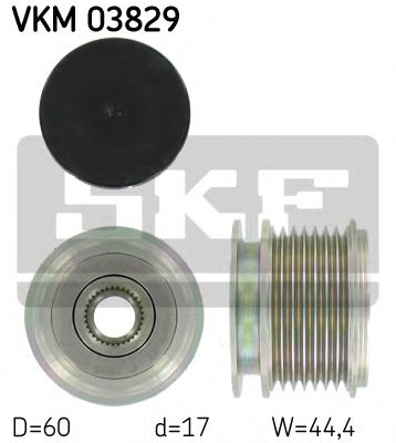 VKM 03829 SKF Alternator Freewheel Clutch