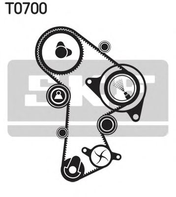 VKMC 01263-1 SKF Deflection/Guide Pulley, timing belt