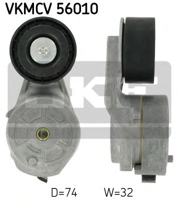VKMCV 56010 SKF Tensioner Pulley, v-ribbed belt