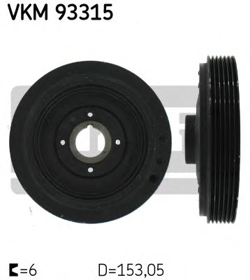 VKM 93315 SKF Belt Pulley, crankshaft