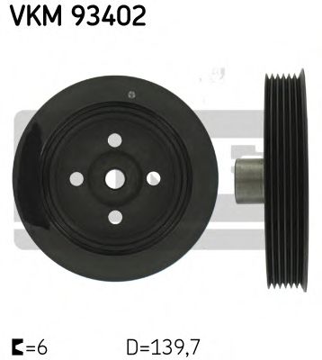 VKM 93402 SKF Belt Pulley, crankshaft