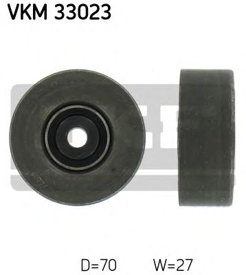 VKM 33023 SKF Deflection/Guide Pulley, v-ribbed belt